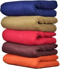 Fleece Plain Blanket 1Kg (Hotel Use) 130cmx200cm, 130cmx200cm