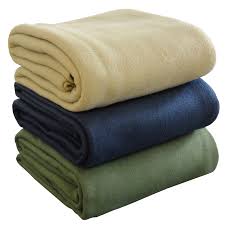 Ends Finished 100% Polyester Fleece Plain Blanket (300Gm) For Single Bed Double Bed