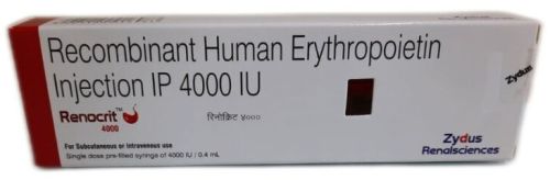 Renocrit 4000iu, Packaging Size : Injection
