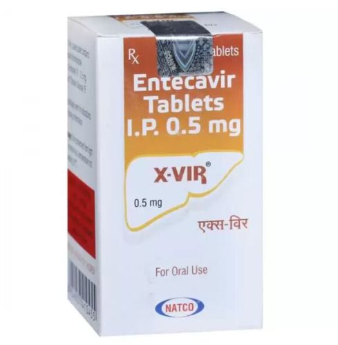 Entecavir Tablets 0.5 Mg (X-Vir), Brand Name : Xvir for Anti HIV