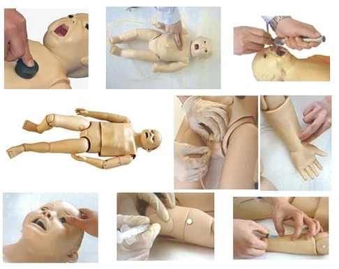 Rubber ACLS CPR Training Manikin For Medical Colleges, Nursing Institutes