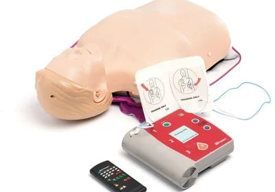 Rubber AED CPR Training Manikin For Medical Colleges, Nursing Institutes