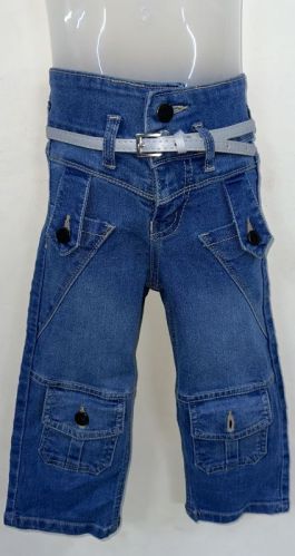 Girls Denim Jeans, Technics : Washed