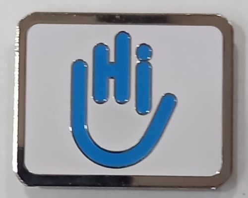 Polished Metal Lapel Pin For Clothing