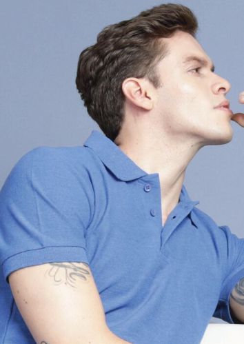 Plain Collar Neck Cotton Polo Men T-Shirt For Casual