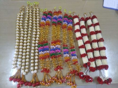 Dotted Non Polished BEADS Artificial Flower Garland For Decoration