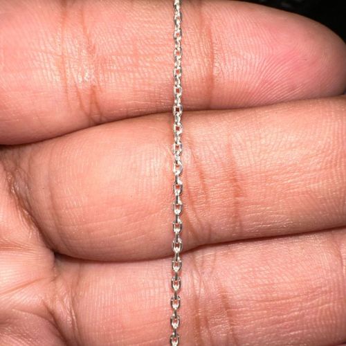 Polished Marka Jewelry 925 Sterling Silver Chain, Gender : Female, Male