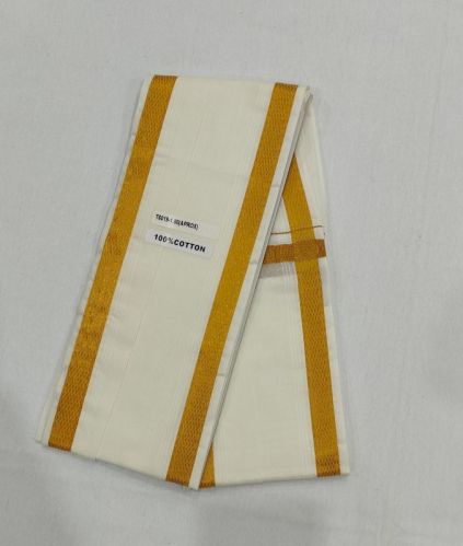 SDVB Safi (Patka) Golden Border, Technics : Handloom for Gift, Personal