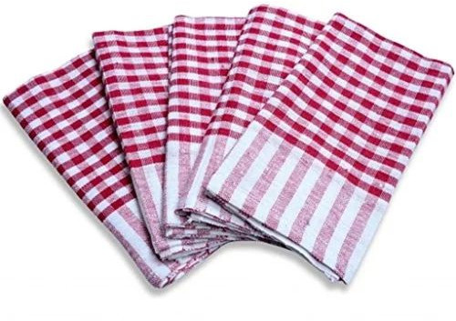 Heavy Cotton Cleaning Cloth, Color : Red