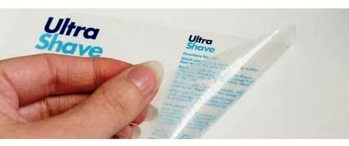 Printed Glossy Lamination PVC Transparent Labels For Industrial