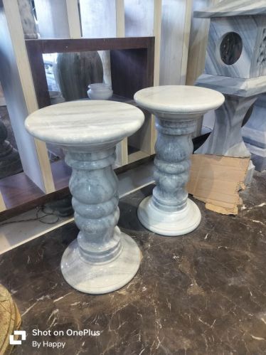 Polished Natural Stone Marble Pedestals, Color : All