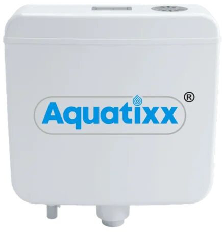 PVC Center Push Flushing Cistern For Bathroom