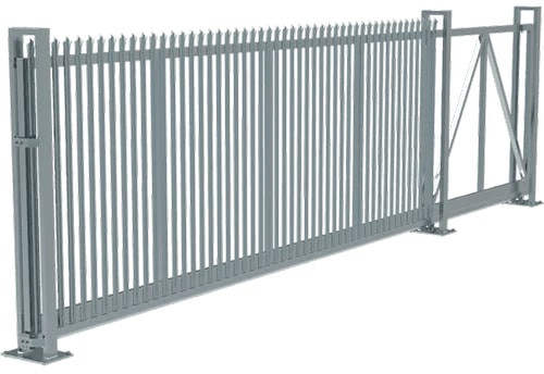 Polished Sugarcane Bagasse Automatic Sliding Gate, Color : Black, Grey