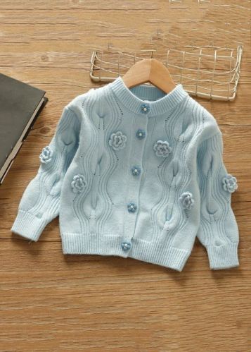 Girls Modern Cardigan, Sleeve Type : Full Sleeves