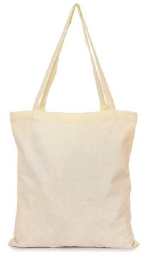 Plain Cotton Tote Bag, Color : Creamy