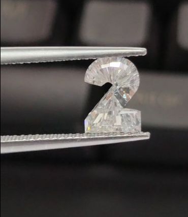 Numerical 2 Shape Lab Grown Diamond For Jewellery