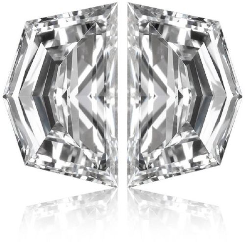 White Epaulettes Cut Lab Grown Diamond