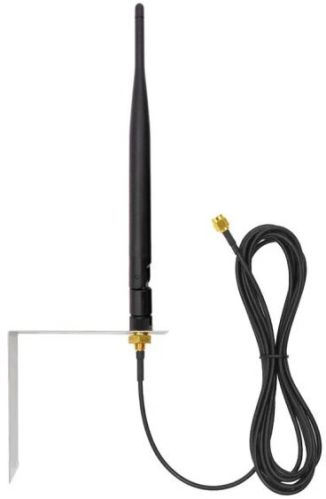 915MHz 5dBi Rubber Duck Antenna with RG174 Cable (L - 3Mtr) + Sma (m) ST. Connector (with L Bracket)