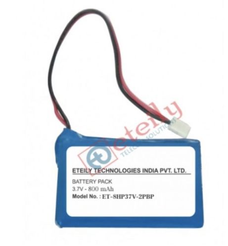 Eteily Electric ET-lpm3.7v0.8ah-jst Prismatic Lithium Battery