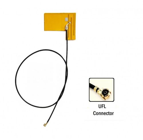 2.4ghz 3dbi PCB Flexible Antenna With 1.13mm (l-10cm) Cable + Ufl Connector