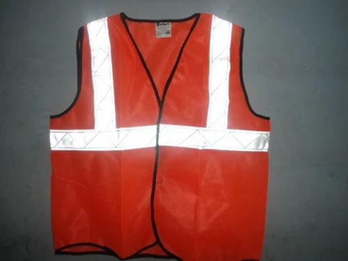 Safari Polyester Safety Reflective Jacket For Traffic Control, Industrial Use, Auto Racing