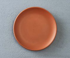 Plain Terracotta Round Plate For Serving Food