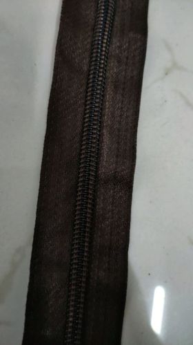 Plain Brass Polished Brown Color Zippers For Garments, Cushions, Bag