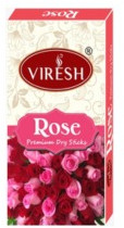 125gm Viresh Rose Dhoop Stick, Packaging Type : Black