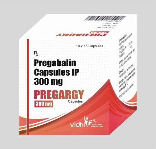 Pregargy Pregabalin Capsules, Packaging Size : 10x10