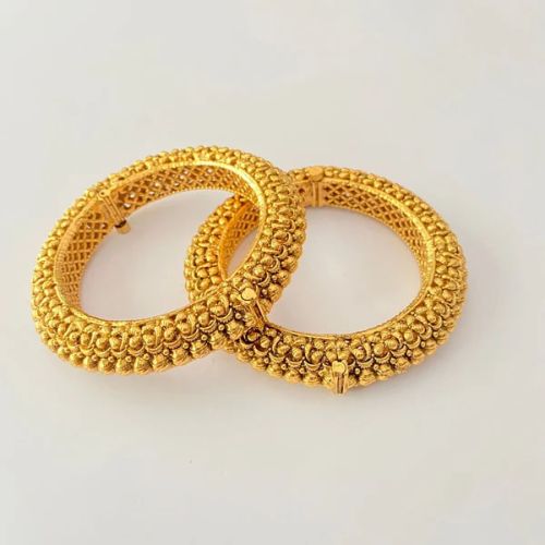 Polished Metal Gold Plated Bangles, Gender : Female