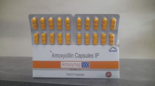 Amoxymap 500 Capsules, Composition : Amoxicillin