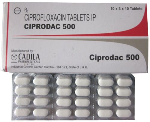 Ciprodac 500 Tablets, Composition : Ciprofloxacin