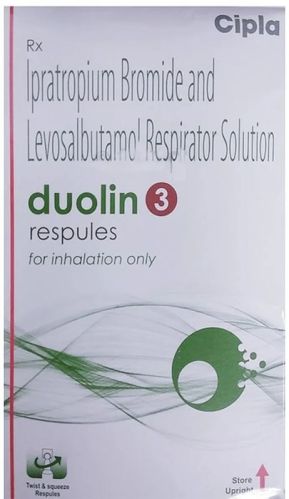 Duolin Respules, Composition : Ipratropiun+Levosalbutamol