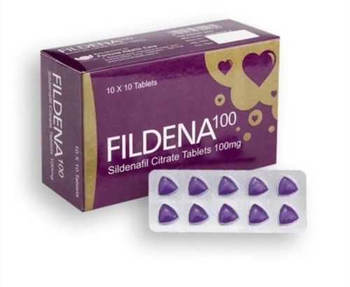 Fildena 100 Tablets, Composition : Sildenafil Citrate