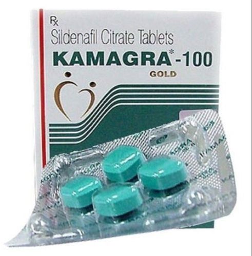 Kamagra-100 Gold Tablets, Composition : Sildenafil Citrate