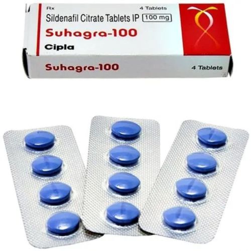 Suhagra-100 Tablets, Composition : Sildenafil Citrate