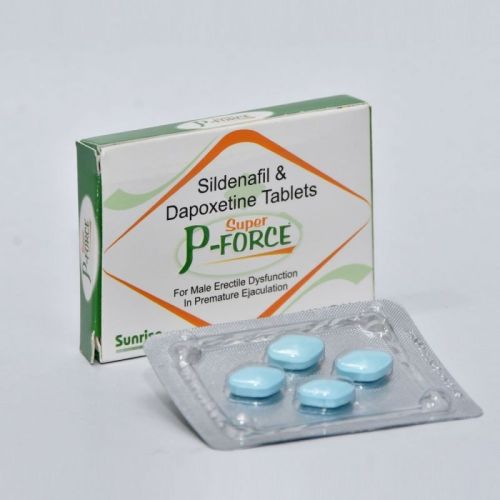 Super-P Force Tablets, Composition : Sidenafil Citrate + Dapoxetine