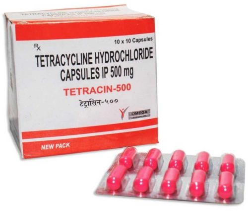 Tetracin-500 Capsules, Composition : Tetracycline Hydrochloride