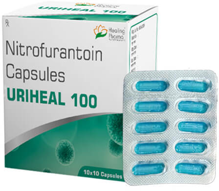 Uriheal 100 Capsules, Composition : Nitrofurantoin