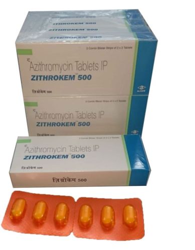 Zithrokem 500 Tablets, Composition : Azithromycin