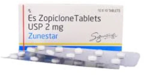 Zunestar 2mg Tablets, Composition : Eszopiclone