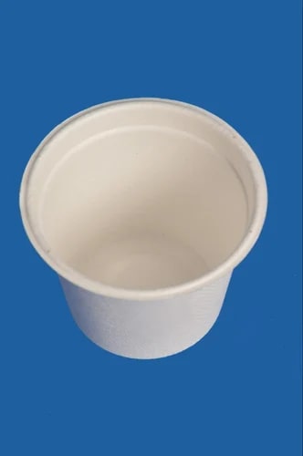 Plain Sugarcane Bagasse Coffee Cups, Shape : Round