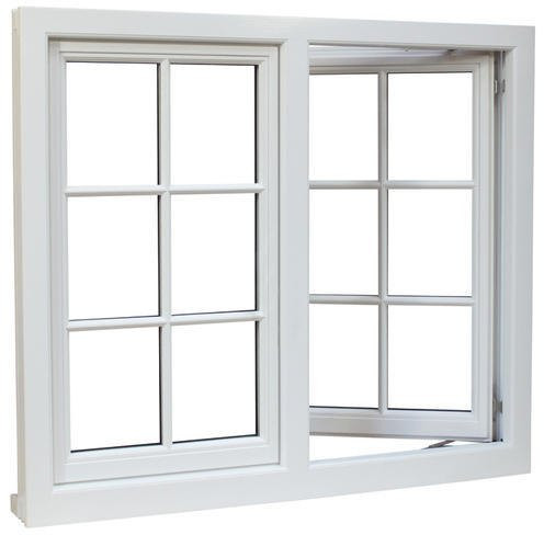 Polished Casement Window, Frame Material : Metal