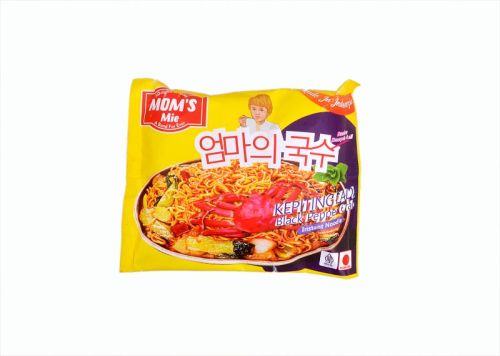 Mystic Garuda Moms Mie Chicken Garlic Instant Noodles, Color : Yellow