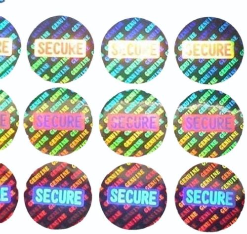 Holograms Seals For Custom Sticker, Lamination, Shipping Labels