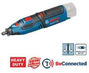Electric Polished Bosch GRO 12V-35 Rotary Tool