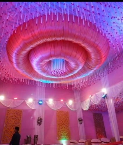 Polyester Gubba Wedding Ceiling Tent, Technics : Machine Made