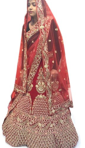 Embroidered Designer Bridal Lehenga, Age Group : Adults