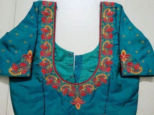Cotton Embroidered Blouse, Gender : Female