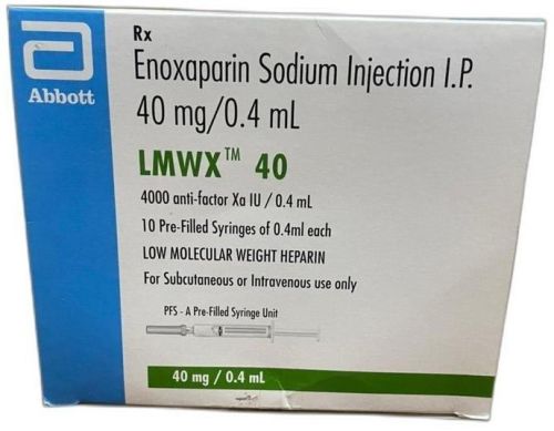 LMWX 40mg Injection, Packaging Size : 0.4ml